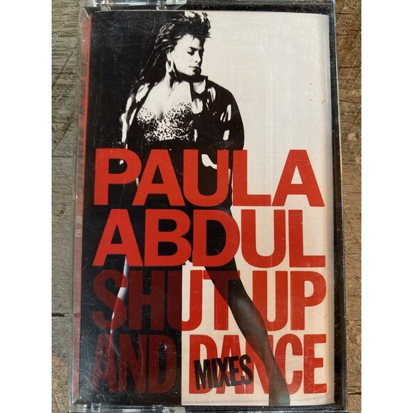 PAULA ABDUL-SHUT UP AND DANCE-CASSETTE TAPE-1990 VIRGIN RECORDS AMERICA-91362-4 - Picture 1 of 2